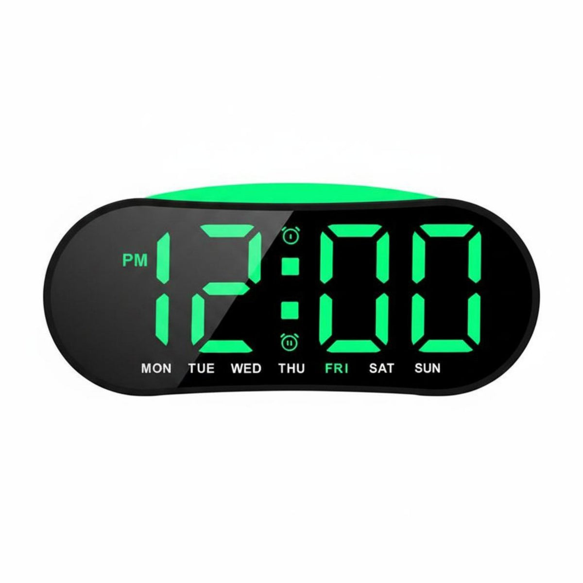 Multifunctional Multifunction Electronic Clock Date and Week Display LED Alarm Clock Minimalist Design Timekeeping Device Double Alarms for Office