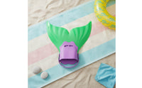 Molded Mermaid Tail Monofin Streamlined Monofin with Heel Strap Comfortable Swim Fin with Foot Pocket Stable for Swimmers