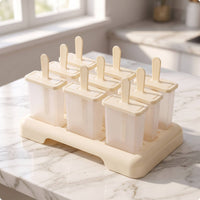 Ice Lolly with Sticks Flexible Ice Lolly Tray with Sticks Compact Kitchenware for Summer Parties, Home Kitchen