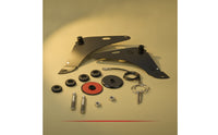 Stainless Steel Hood Pin Bracket Kit Easy to Install Hood Pin Kit with Brackets Slimline Replacement for Car Builders