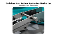 330mm Anchor Wheel Stainless Steel Anchor Wheel Seafaring Hardware Anti-Rust Sturdy Duty for Anchoring, Marina