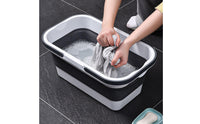 Foldable Plastic Container Compact Basin Portable for Small Apartments