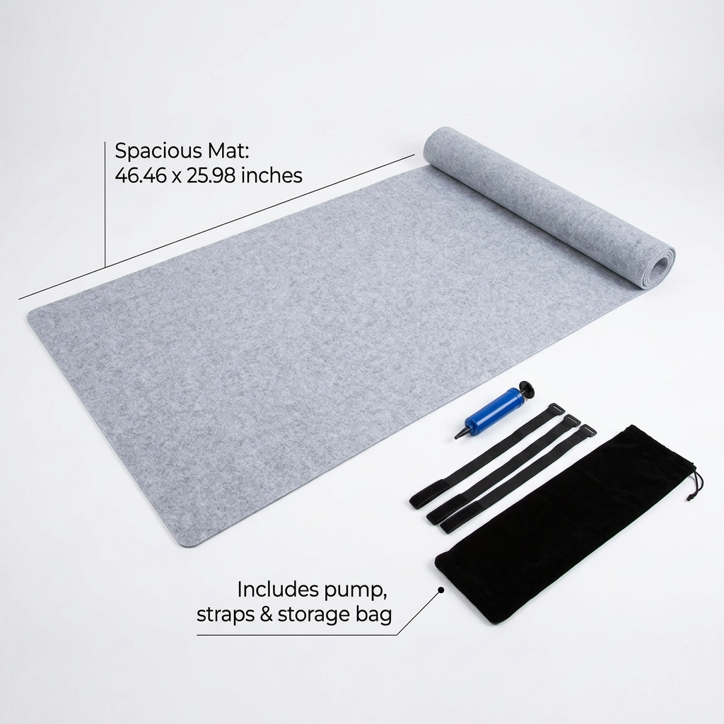 Mat Storage for 1500 Pieces, Jigsaw Felt with Tools 26x46 Inches, Portable Puzzle Saver Pad for Adults and Kids