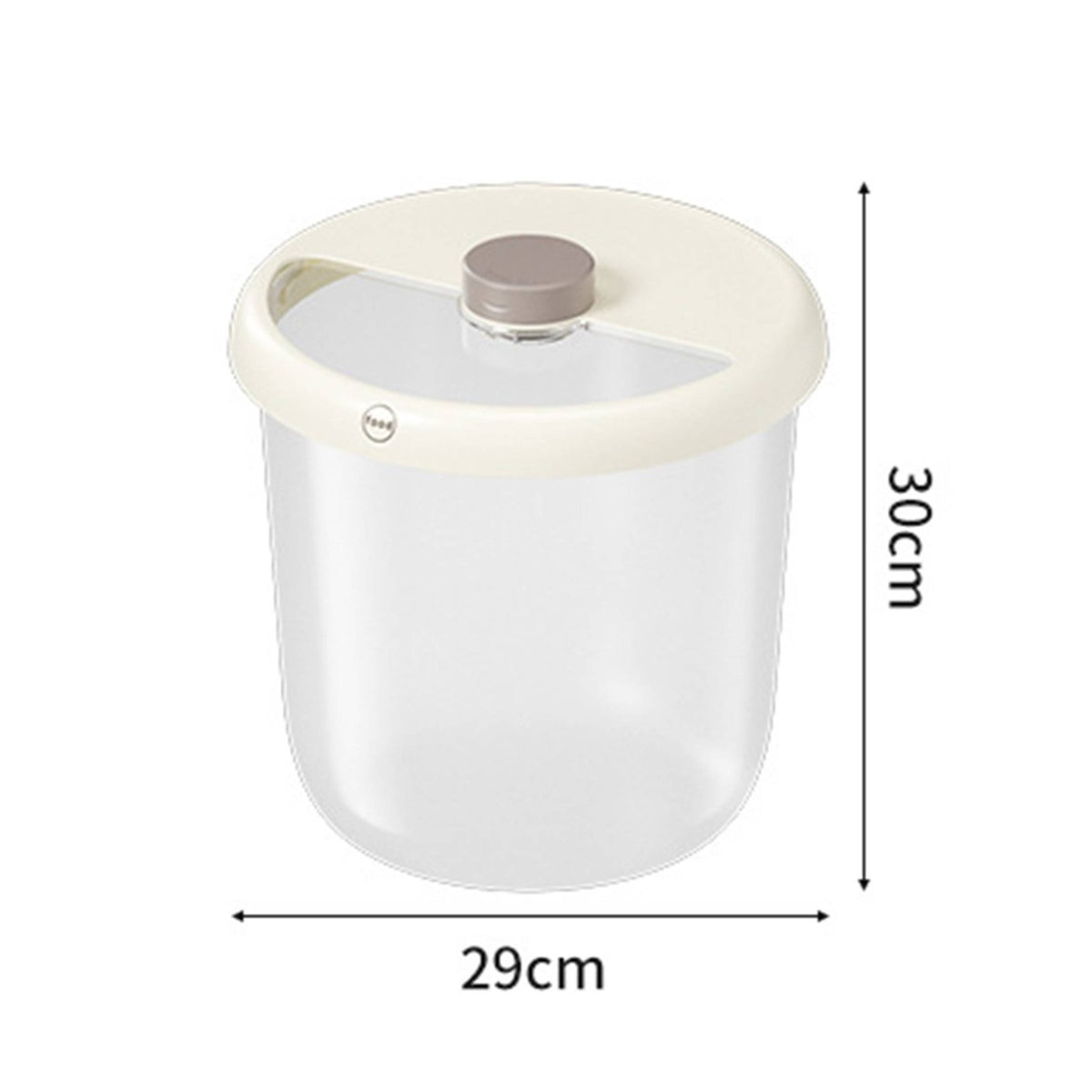 Moisture-Proof Rice Storage Container Rotating Lid Airtight Food Storage Container Large Capacity for Kitchen