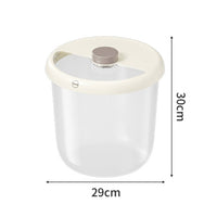 Moisture-Proof Rice Storage Container Rotating Lid Airtight Food Storage Container Large Capacity for Kitchen
