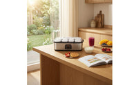 Transparent Lid Countertop Yogurt Appliance Silver Digital Yogurt Appliance Black Trim Timer Control