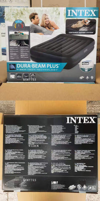intex 充气床垫 双人家用床加厚双层简易床气垫床现货