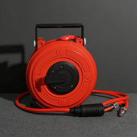 Automatic Retractable Air Hose Reel Self-Locking Hardware Mini for DIYers, Mechanics, Workshop, Garage