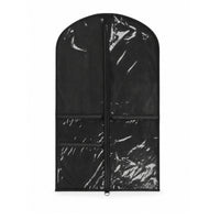 Hanging Garment Bag with Pockets Non-Woven Hanging Garment Bag Dress Cover with Clear Window Space-Saving Organizer Foldable