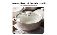 Rimless Microwave Lid See-Through Design Transparent Glass Pot Lid Easy to Clean Microwave Splatter Cover for Home Cooks, Students, Stovetop Cooking