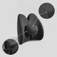 Car Seat Lumbar Support Cushion Ergonomic Contoured Back Cushion Backrest Supportive for Drivers, Road Trips