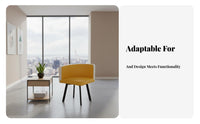 Nordic design aesthetic contouredd spine Armchair Minimalist Design Upholstered Armchair with contouredd spine adaptable Use Dining Chair Ergonomic spinerest for Business Owners, Interior Designers, Reception Area, Office, Living Room, Kitchen