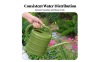 Long Spout Watering Can Large Capacity 3L Garden Water Pot Lightweight Watering Jug for Balcony, Patio, Office