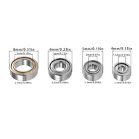 14 Pieces Rc Car Bearing Set for WLtoys 244016 Cylindrical Shape Rc Car Ball Bearings Low Friction Hobby Parts