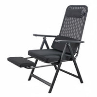 High-Back Ergonomic Reclining Chair with Footrest Adjustable Support Foldable Lounger with Footrest Integrated Headrest Office Furniture Reclines up to 170 Degrees for Gamers, Telecommuting Workers, Students