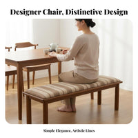 Padded Seat Upholstered Wood Side Chair Designer Original Seating Furniture Ergonomic spinerest Minimalist Aesthetic for Homeowners, Interior Designers, Restaurant Owners, Dining Room, Kitchen, Reception Area, Bedroom