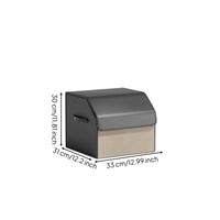 Car Trunk Organizer with Lid Foldable Trunk Organizer with Lid Car Storage Box Collapsible Hard-Sided for Travelers, Road Trips