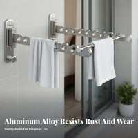 Accordion Clothes Airer Foldable Drying Rack Folding Space-Saving for Homeowners, Parents, Balcony, Bathroom, Garage