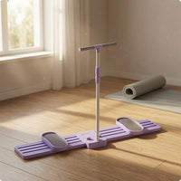 Non-Slip Foldable Ski Exerciser Textured Pedals Sliding Ski Machine Compact Storage Fitness Equipment