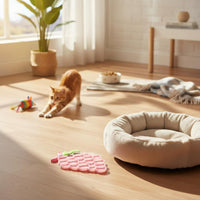 Silicone Licking Mat Boredom Reliever Slow Feeder Mat Easy to Clean Lick Pad for Dogs, Cats, Car Rides, Pet Appointments Visits, Grooming