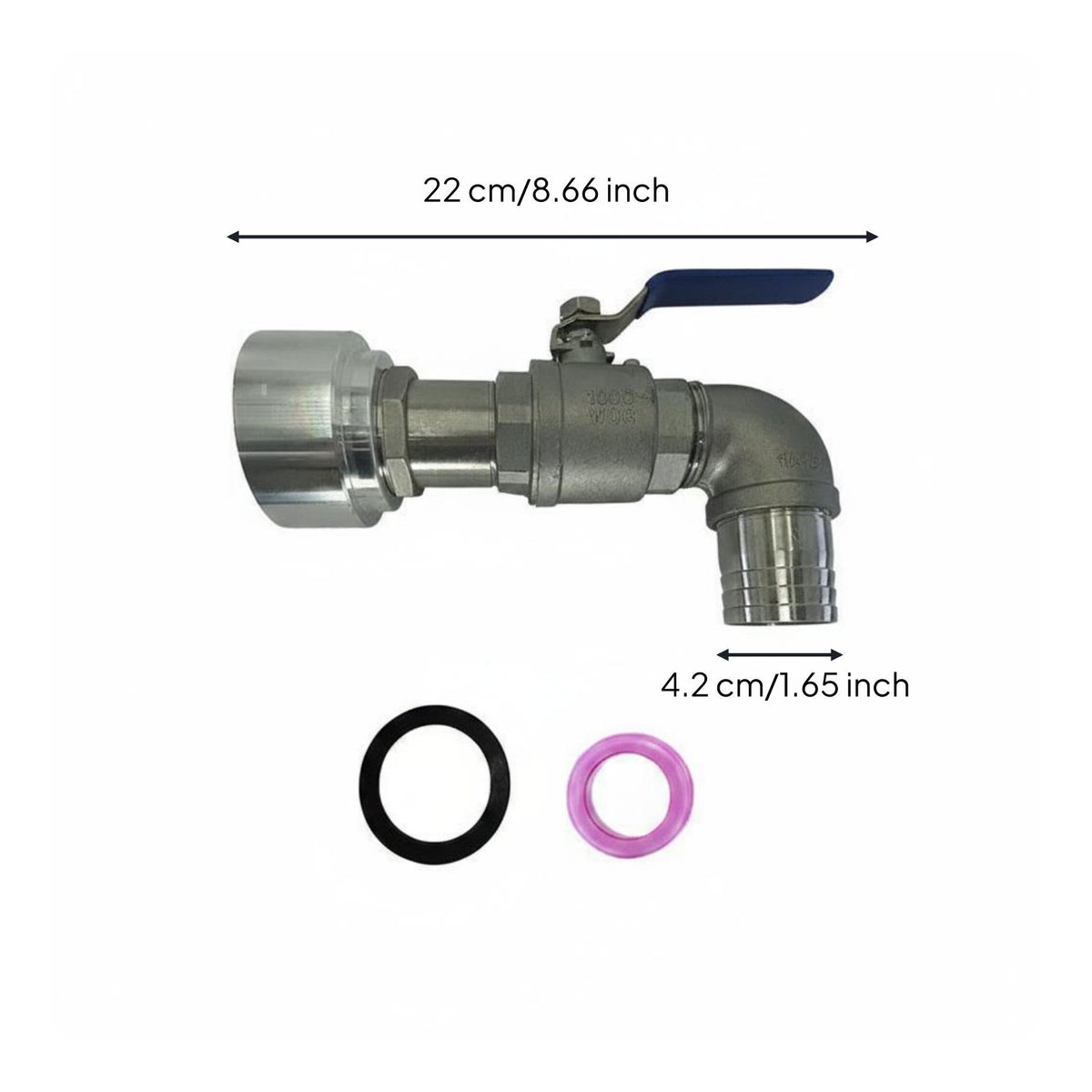 Tank Drain Valve   Tote Adapter Easy Installation Tote Container
