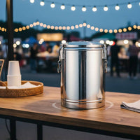 Stainless Steel Insulated Barrel Versatile Stainless Steel Insulation Barrel Thermal Food Container Long-Lasting Construction