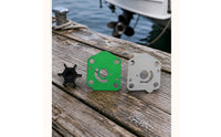 Water Pump Impeller Repair Kit Aftermarket Impeller with Metal Plates Complete Hardware for Boat Owners