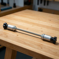 Thru Axle Hub Adapter Rod Threaded Bicycle Wheel Truing Stand Adapter High Strength Wheel Truing Stand Fixed Rod for Mechanics