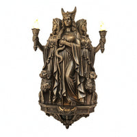 Gothic Sculptural Sconce Fantasy-Inspired Decorative Sconce Rustic Wall Light Fixture Organic for Entryways