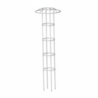 Outdoor Use Umbrella Trellis Strong Metal Multi-Loop Plant Support Easy to Place Clematis Support Frame Rust-Resistant for Potted Plants, Balcony
