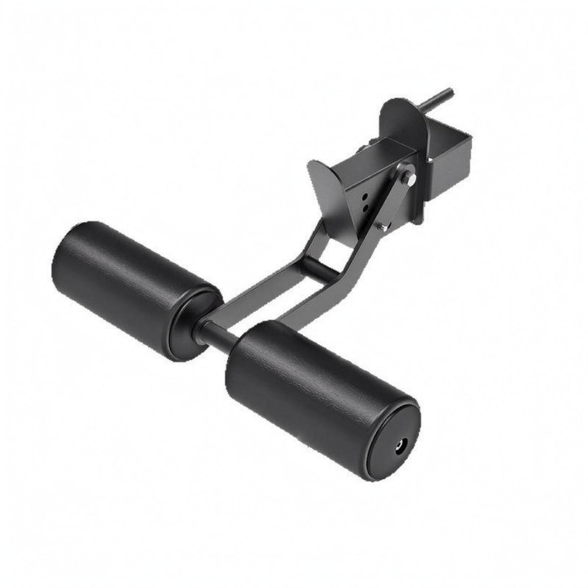 Foam-Covered Squat Rack Leg Roller Padded Leg Roller Attachment Metal Strength Training Gear