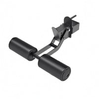 Foam-Covered Squat Rack Leg Roller Padded Leg Roller Attachment Metal Strength Training Gear