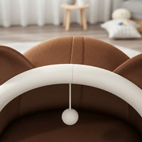 All-Season Semi-Enclosed Cat Nest Washable Cat Ear Pet Bed With Hanging Toy for Cats