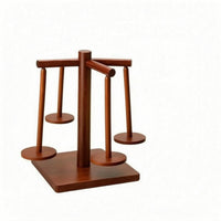Wooden Yarn Holder with Rotating Arms Tangletangle-Resistant Yarn Holder with Spindles Organizer Tabletop Craft Tool Stable