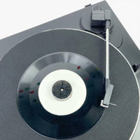 Large-Hole 45 Rpm Adapter Cross-Slot Vinyl Spindle Adapter ABS Plastic Audio Accessory Glossy Finish