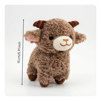 Sheep Stuffed Toy Fuzzy Sheep Stuffed Animal Plushie Soft Cartoon for Children, Shelf, Desk