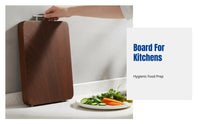 Ebony Wood Chopping Board, Antibacterial, Microbial-Resistant, Durable Kitchen Cutting Board, Home Cooking Essential