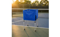 Foldable Tennis Ball Cart Versatile Tennis Ball Cart Large Capacity Athletic Equipment for Sports Training