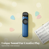 Easy to Play Plastic Kazoo Includes Lanyard and 8 Membranes Guitar Accompaniment Instrument Long-Lasting ABS Material for Beginners