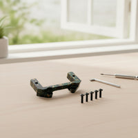 Metal RC Car Servo Bracket with Screws Long-Lasting RC Servo Fixed Bracket High-Strength Lightweight
