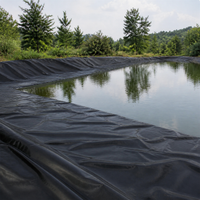 Geomembrane Liner HDPE 0.5mm Thick Canal Reservoir Leakproof Sheet 4m×50m