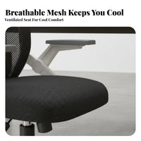 Latex pad Ergonomic Task Chair Adjustable Height Mesh spine Rolling Chair Support rotate Seat Sturdy Construction for Remote Workers, gaming enthusiasts, Students, Study Room, Workspace
