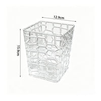 Embossed Garden Container Root Visibility Acrylic Flower Pot