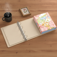 A5 Magnetic Box Kpop Photocard Binder Album with Loose-Leaf Pages