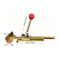 Flat Base Plate Flooring Installation Clamp Tool Red Grip Ratcheting Floor Clamp High Clamping Force
