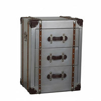 Vintage Freestanding accentuate Cabinet sturdy Construction Stacked Luggage Chest Sturdy Bedside Table utilitarian Look for Interior Decorators, Residents, Students, Bedroom, Living Room, Entryway, Home Office