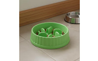 Mental Stimulation Slow Feeder Bowl Easy to Clean Slow Eating Pet Bowl Non-Slip Base Feeding Accessory Anti-Tipping Design for Dogs