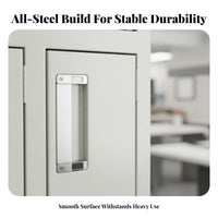 Stainless Steel Construction Workshop Tea Cup Cabinet Long-Lasting Employee Cup Storage Cabinet Space-Saving Pigeonhole Storage Unit for Factory Workers, Employees, Students, Break Room, Office, Hospital, School