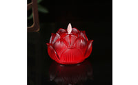 LED Lamp Powered Buddhist Altar Lamp Translucent Night Light for Buddhists, Practitioners, Shrine, Meditation Room