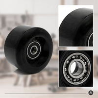Ready-to-Install Roller Skate Wheels with Bearings Fast Skate Wheels with Bearings Stable Reliable for Skaters